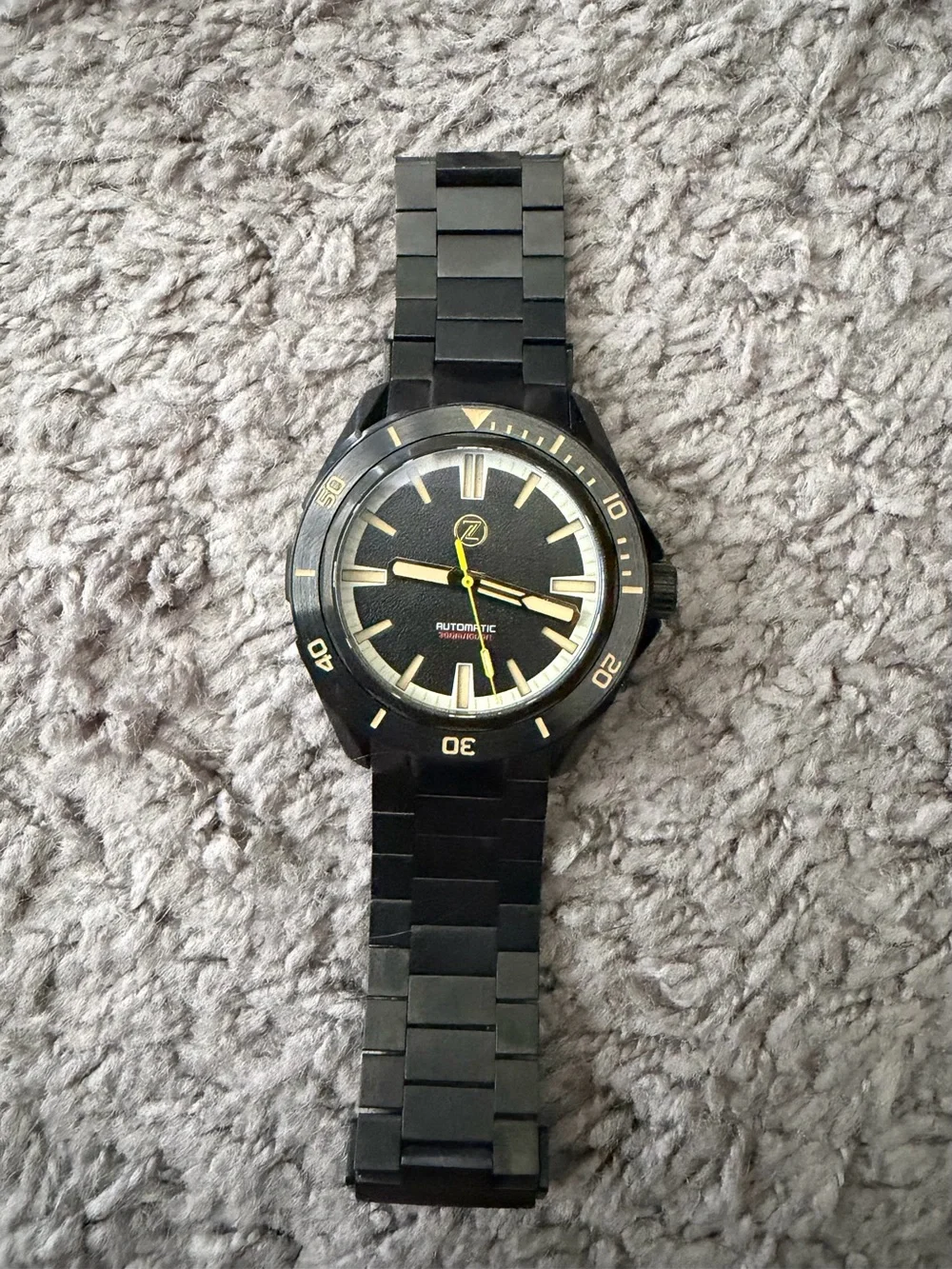 ZELOS Swordfish PVD Automatic Diver - Full Kit